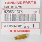 New Genuine 1988-2010 Kawasaki 125 250 500 KX450 Main Jet #180 Oem 92063-1376. Price: $12.71.