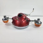 Honda CB750 K0 K1 1970 1971 Headlight Bucket Turn Signals Lens Candy Ruby Red Used. Price: $149.00.