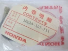 New Genuine Oem Honda Nos CB125 Carb Top Set 16014-107-711. Price: $49.99.
