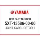 Yamaha Joint, Carburetor 5XT-13586-00-00 Oem New. Price: $63.57.