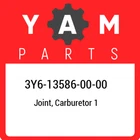 3Y6-13586-00-00 Yamaha Joint, Carburetor 3Y6135860000, New Genuine Oem Part. Price: $43.44.
