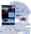 Suzuki Gamma Wolf 6 Sigma Custom Carburetor Stage 1-3 Jet Kit New. Price: $75.52.