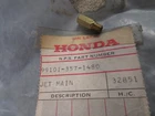 Nos Honda Oem #148 Main Jet ATC250 CR125 CR250 CR60 CR80 XR650 99101-357-1480 New. Price: $14.98.