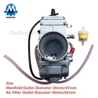 Carburetor For Mikuni 38MM Flat Slide 47MM TM38-85 400-650CC New. Price: $56.99.