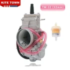 Carburetor For Mikuni 32MM TM32-1 Flat Slide Smoothbore Dirt Bike Atv New. Price: $49.99.