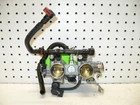 Kawasaki 24 25 EX500 Ninja Main Fuel Injectors Throttle Body Bodies Assy Used. Price: $74.99.
