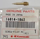 New Genuine Kawasaki Carburetor Needle Pilot Jet Screw Oem 16014-1062 Nos. Price: $13.89.