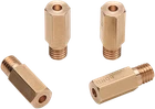 Ebc A-bax Keihin Hex Head Main Jets Brass 4-PACK CR095-4 New. Price: $11.41.