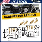 2X Motorcycle Carburetor Kit Fit Yamaha V-star XVS1100 Midnight 2005-2009 New. Price: $22.99.