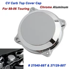 Chrome Cv Carb Top Cover Cap For Harley Touring Street Road King Glide 88-06 New. Price: $15.80.