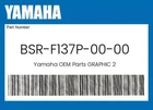 Yamaha Genuine Graphic 2 BSR-F137P-00-00 New. Price: $23.02.