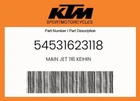 Ktm Genuine Main Jet Keihin - 54531623118 New. Price: $12.99.