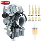 36MM Carburetor For Mikuni TM36-68 Flatslide Pumper Racing 42-6093 New. Price: $99.99.