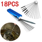 Motorcycle Carburetor Jet Deposit Remove 18 Cleaning Tool Wire Cleaner Set New. Price: $6.98.