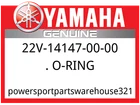 Yamaha Oem Part 22V-14147-00-00 O-ring New. Price: $31.24.