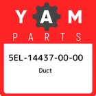 5EL-14437-00-00 Yamaha Duct 5EL144370000, New Genuine Oem Part. Price: $24.29.