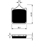 Goldfren Synthetic Brake Pad S33 Fit On Husqvarna 511 Smr 11-13-OFFER New. Price: $23.72.