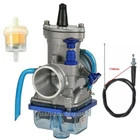 PWK28 28MM Flat Side Carburetor W/throttle Cable For Yamaha Kawasaki Suzuki New. Price: $40.99.