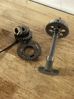 2006-2008 KX450F Counter Balancer Shaft Primary Drive Gears Used. Price: $75.00.