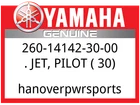 Yamaha Oem Part 260-14142-30-00 Jet, Pilot ( 30) New. Price: $10.99.