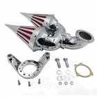 Spike Double Air Intake Cleaner Kit For Harley Cv Carburetor Delphi V-twin New. Price: $170.99.