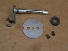 Kawasaki Carburetor Right Throttle Valve Shaft Used. Price: $14.00.