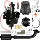 Black VM22 Carburetor Exhaust Pipe Muffler Kit For Predator 212CC CT200U GX160 New. Price: $60.63.